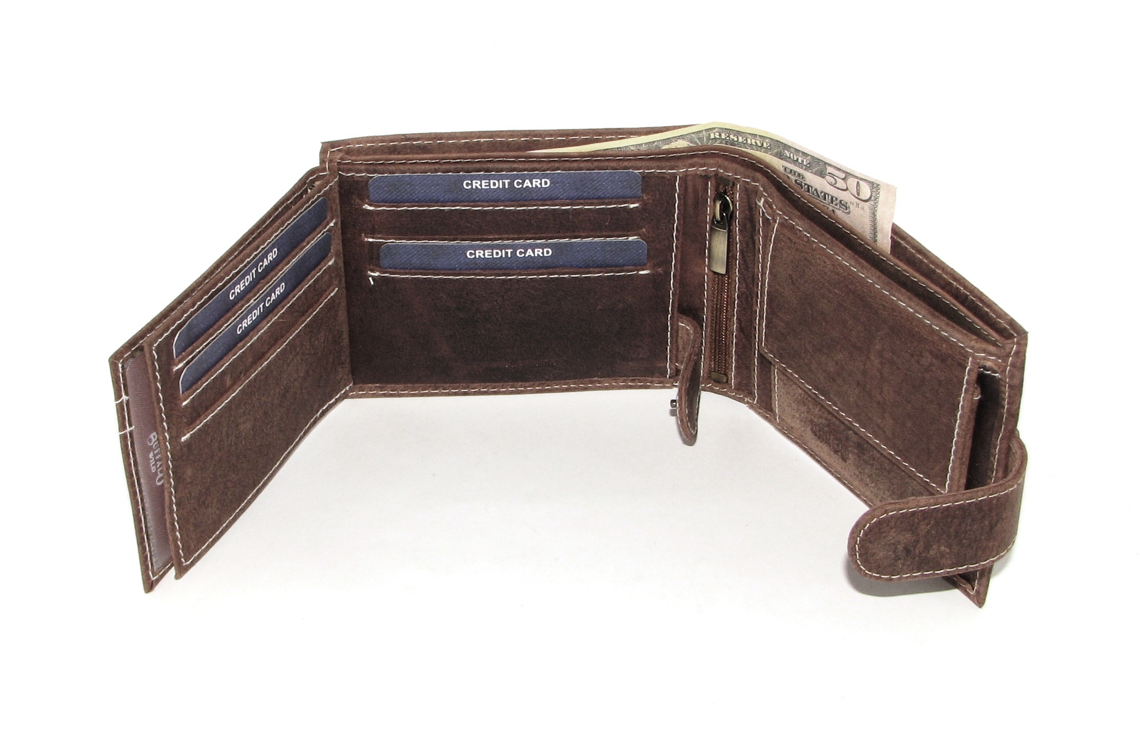 Кошелек мужской DNK Leather DNK-02L-BAW TAN Кошелек мужской DNK Leather DNK-02L-BAW TAN